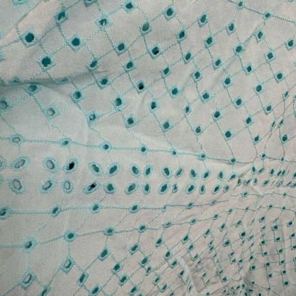 Torrid Light Blue Sophie Eyelet Swing Cami Tank Top NWT Size 1 1X 14/16 - Picture 4 of 11